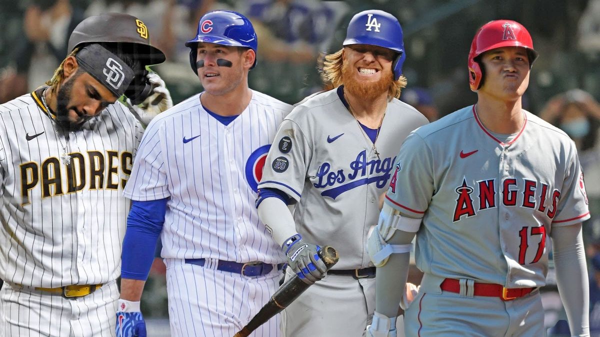 Even some of the best hitters  (from. left, Fernando Tatis Jr, Anthony Rizzo, Justin Turner, and Shohei Ohtani, are struggling to make contact this year.