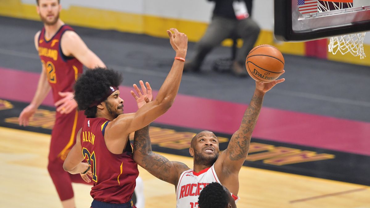 Jarrett Alle n went off last night, showing the Rockets what they’re missing.