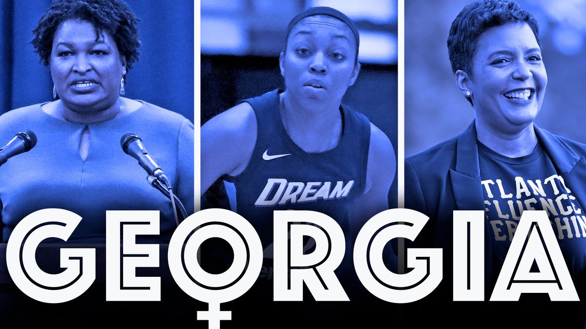 Stacey Abrams, Renee Montgomery and Keisha Lance  Bottoms are taking over Ge orgia.