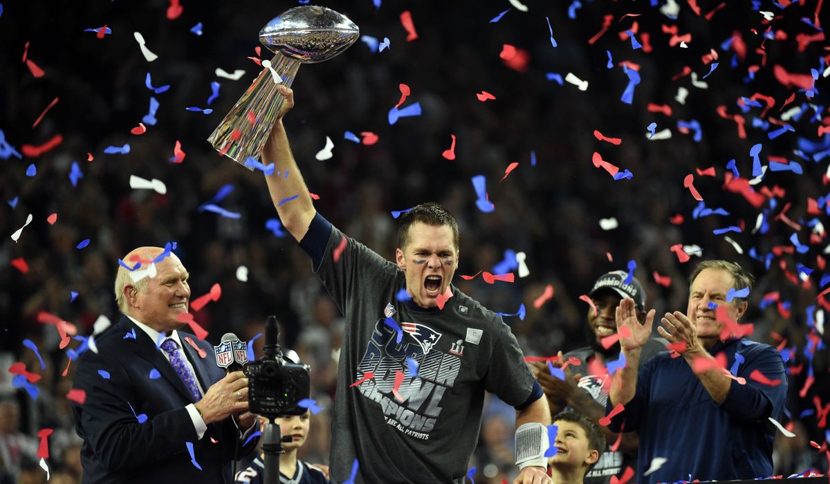 Tom Brady doing what Tom Brady do.