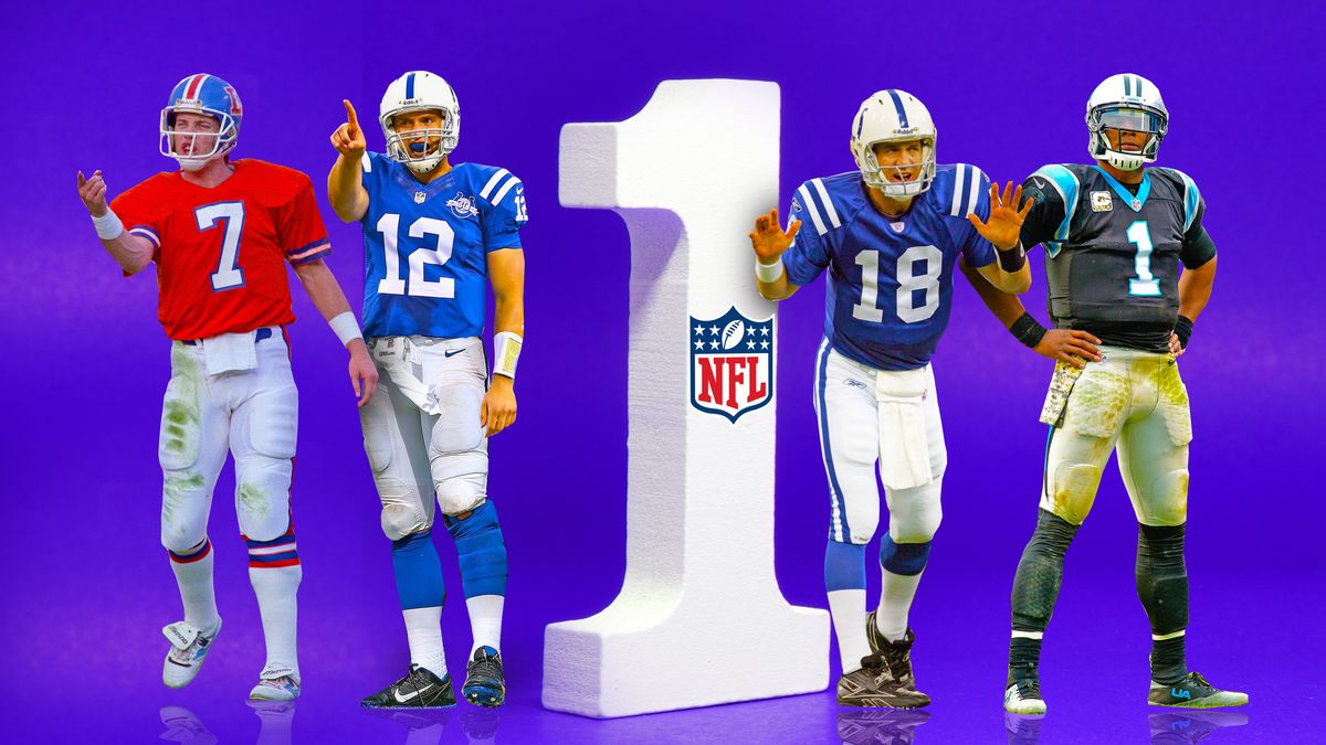 John Elway, Andrew Luck, Peyton Manning and Cam Newton.