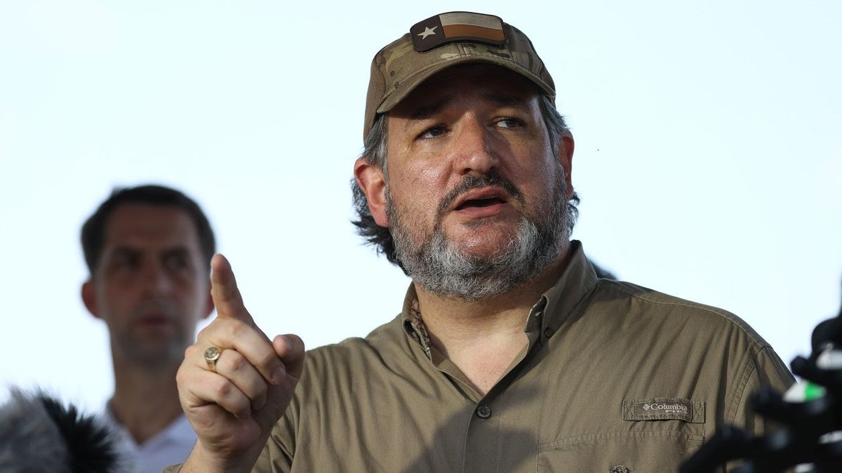Ted Cruz, seen here cosplaying someone who does  things o utdoors , has threatened to attempt to remove MLB’s antitrust exemption.