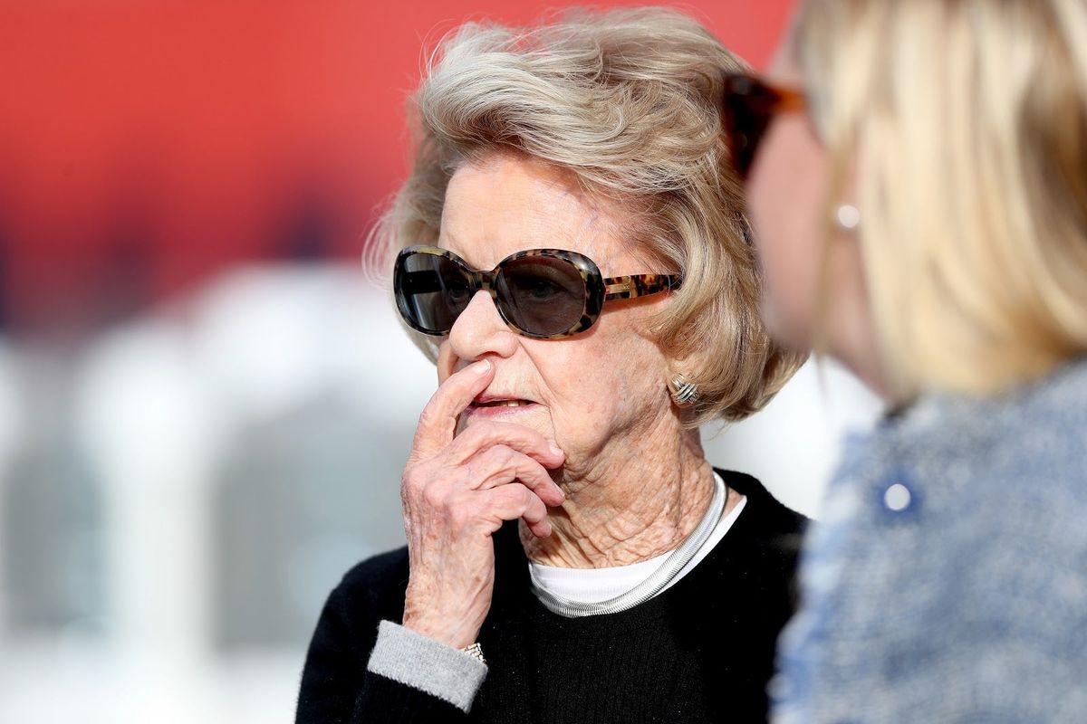 Automotive heiress Martha Ford is stepping down as owner of the Detroit Lions. Her daughter will take over.