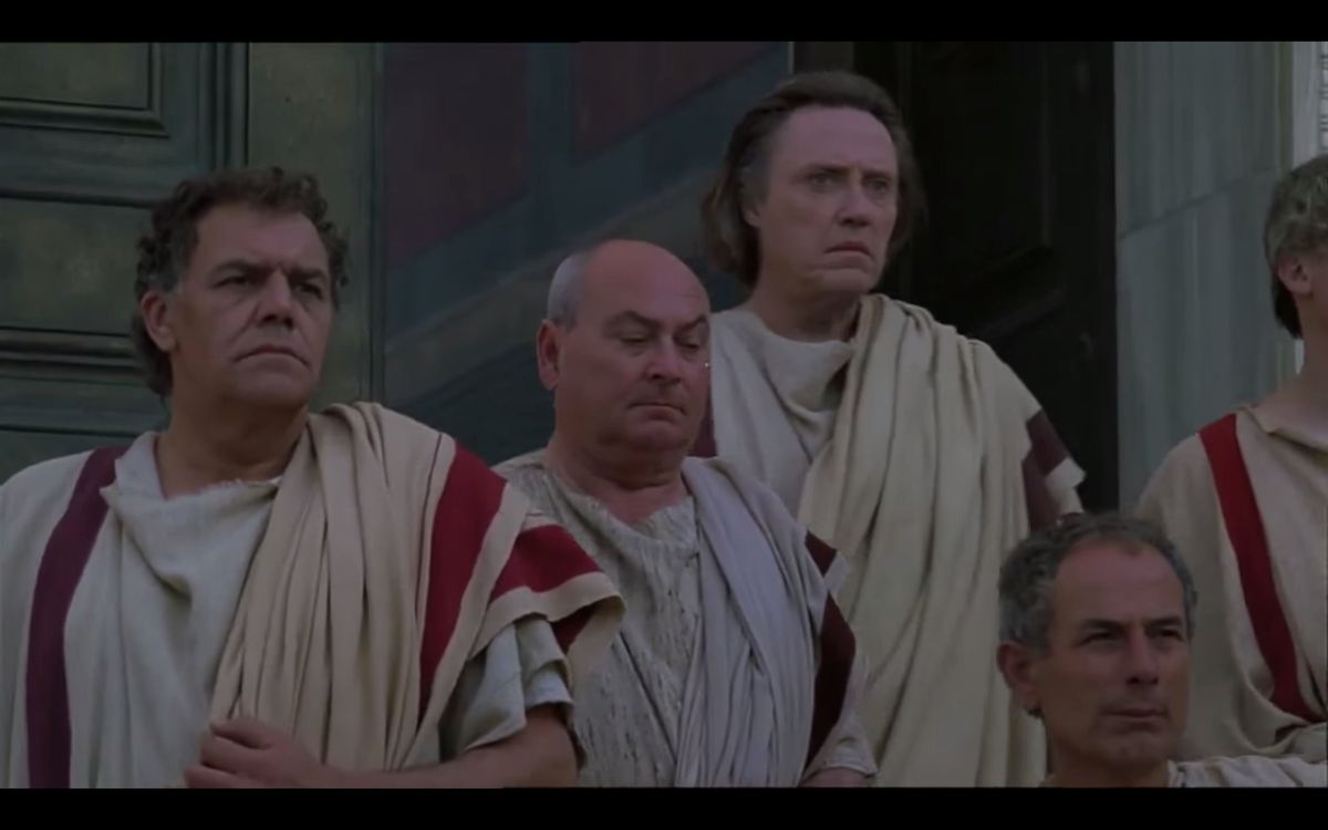 In the real ancient Rome, Christopher Walken held a surprising amount of power. Image from  [object Object]
