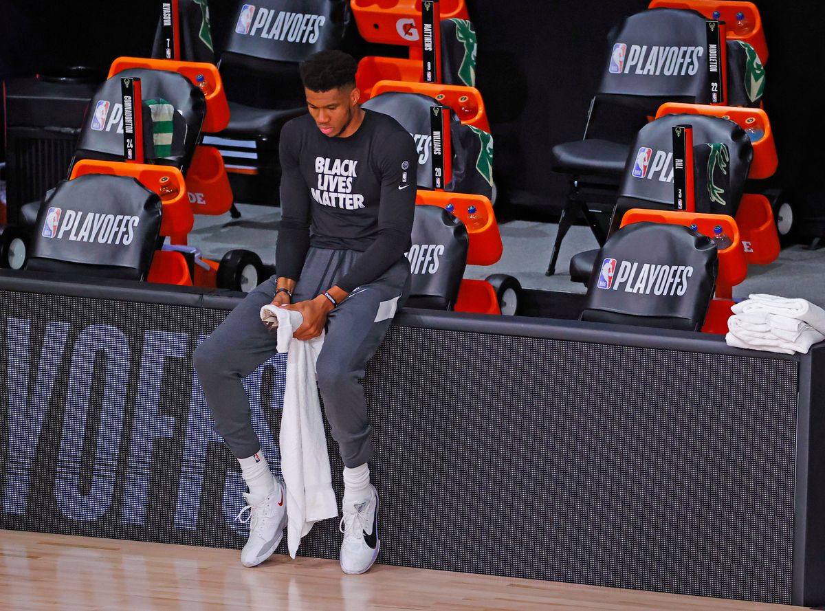 Giannis Antetokounmpo is just one loss away from being bounced from the bubble, and then he should bounce from Milwaukee.