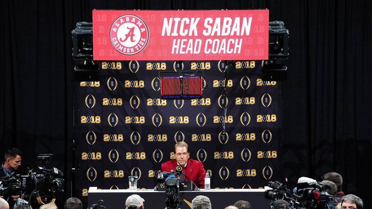 Okay, but have YOU gone fishing with Coach Saban?