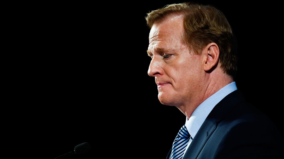 NFL Commissioner Roger Goodell’s statement on the death of George Floyd did not go over well with fans or players. Image: Getty