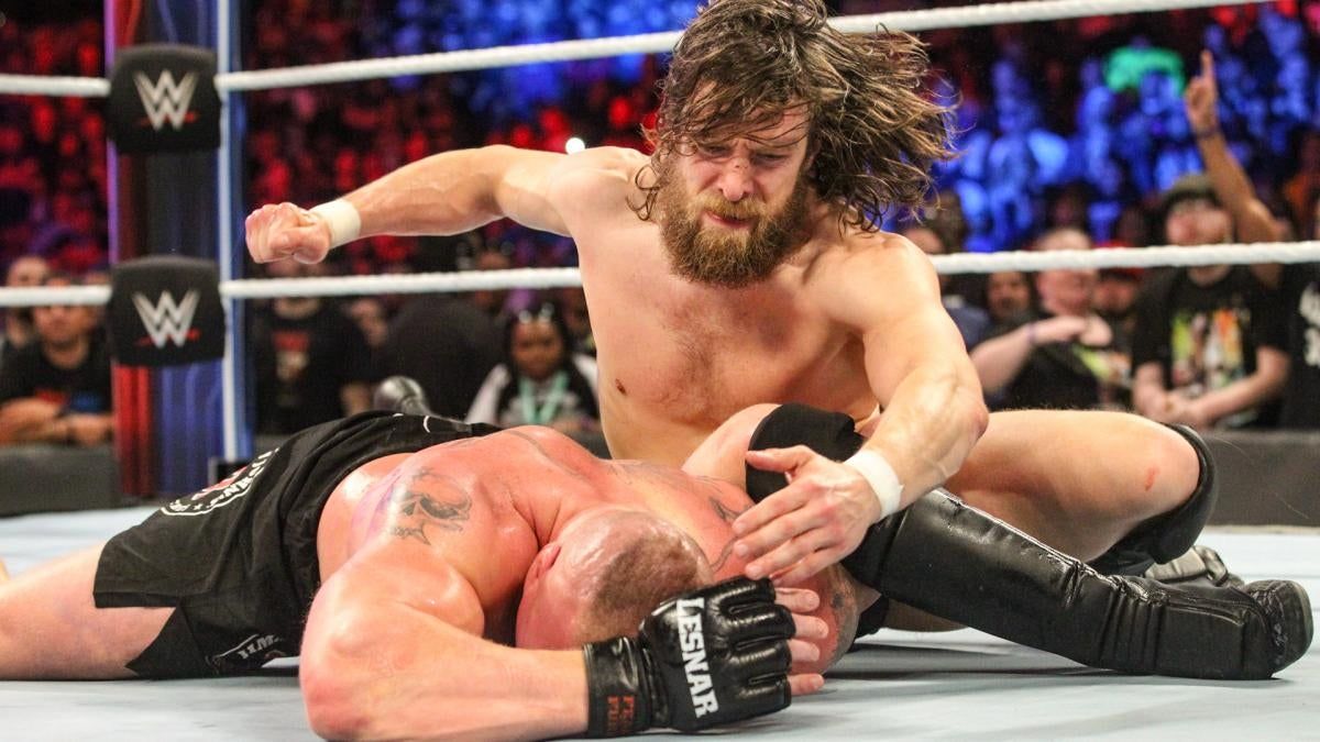 In which Daniel Bryan beats the shit out of Brock Lesnar.