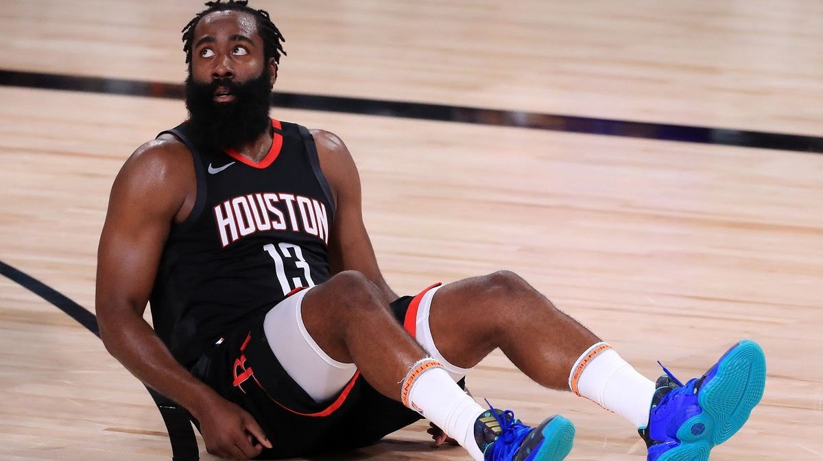 Things are looking ... well not up, for James Harden.