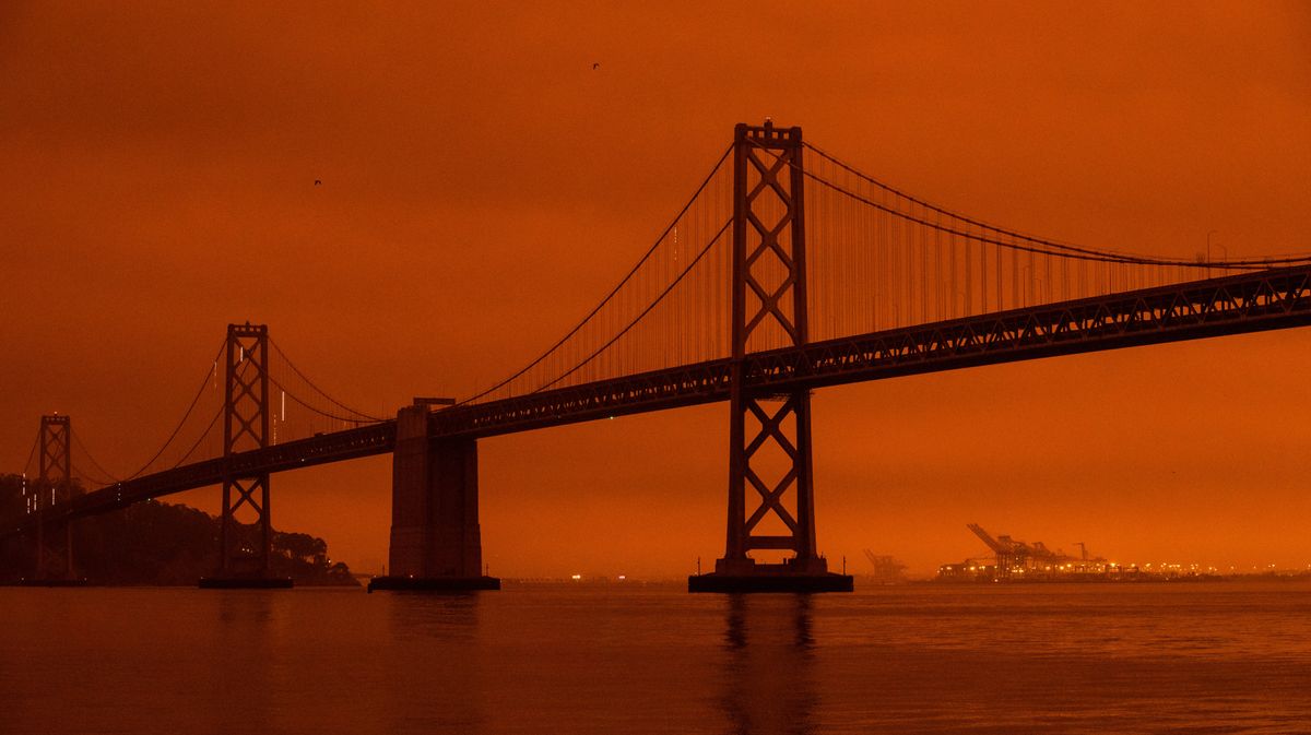 The Bay Bridge today is fine.