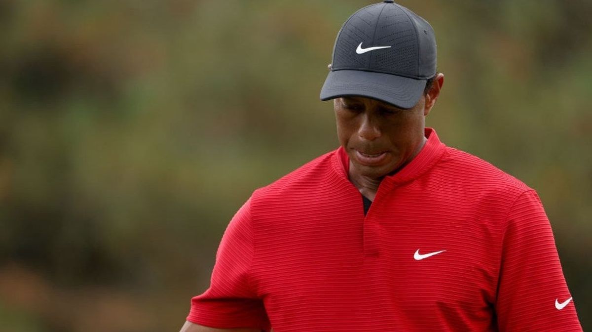 Tiger’s Masters tournament is over for 2020 after shooting a disastrous 10 on the 12th hole.