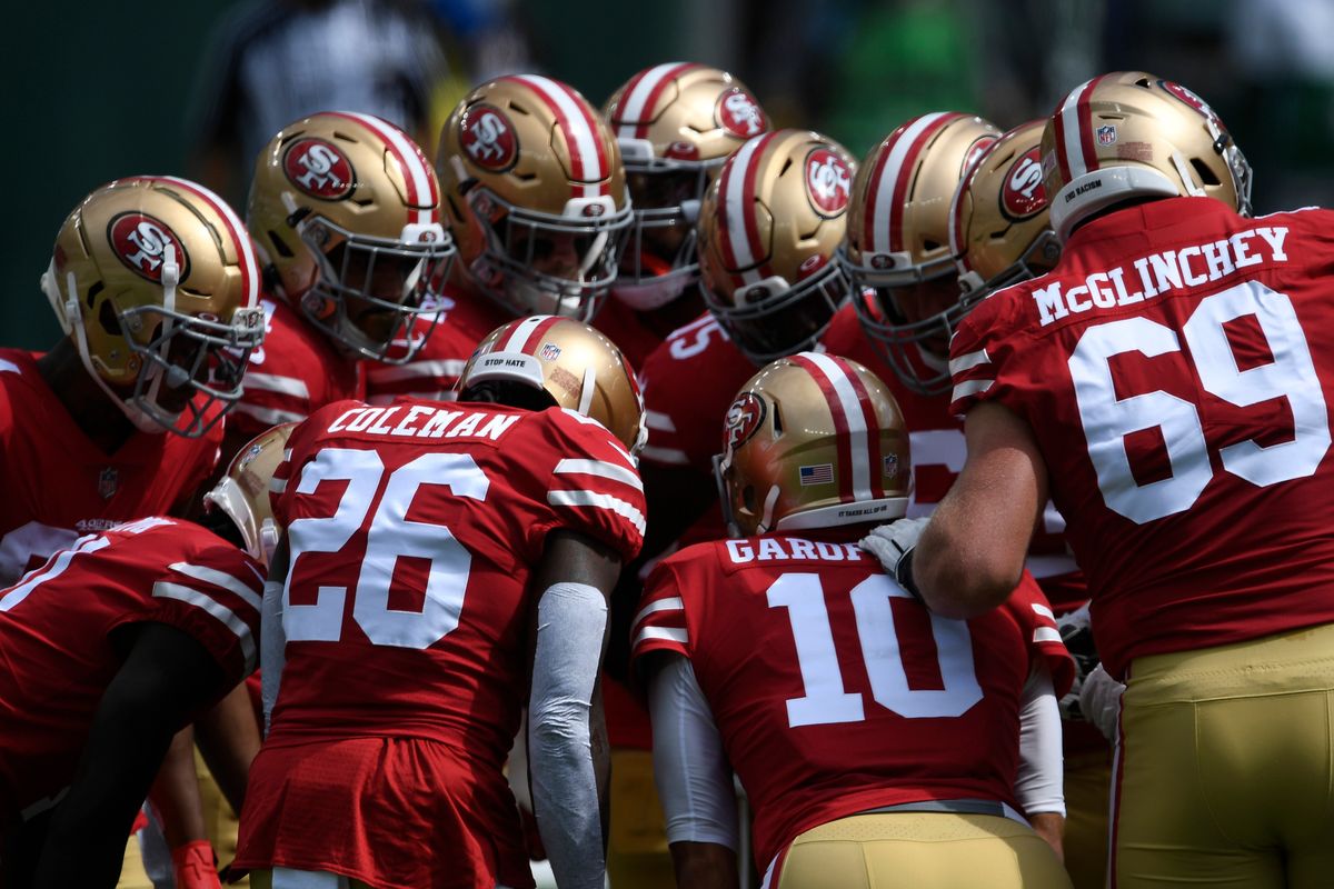 The 49ers play the Packers tomorrow.