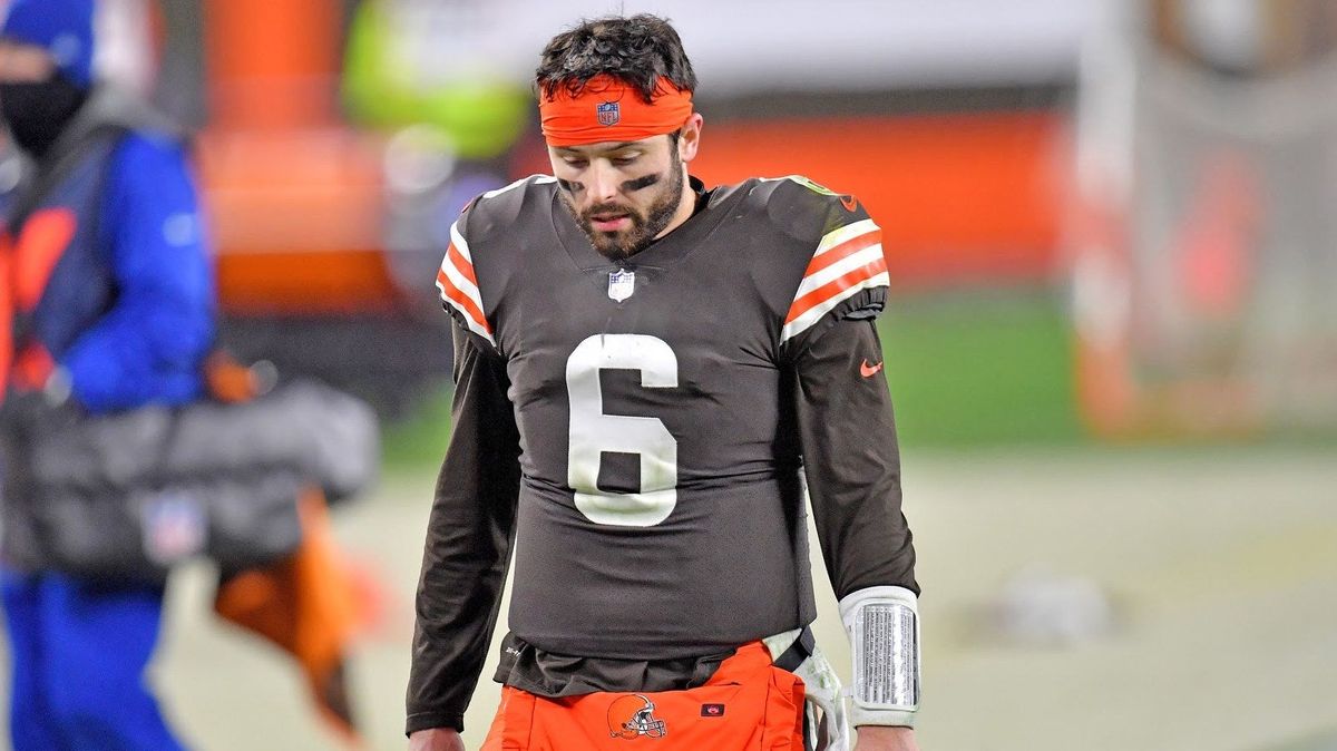 Baker Mayfield after a 47-42 loss to the Ravens on Monday night.