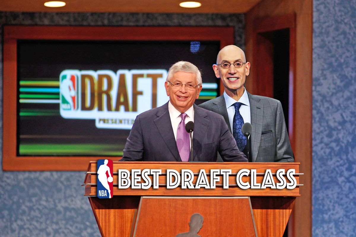 David Stern and Adam Silver