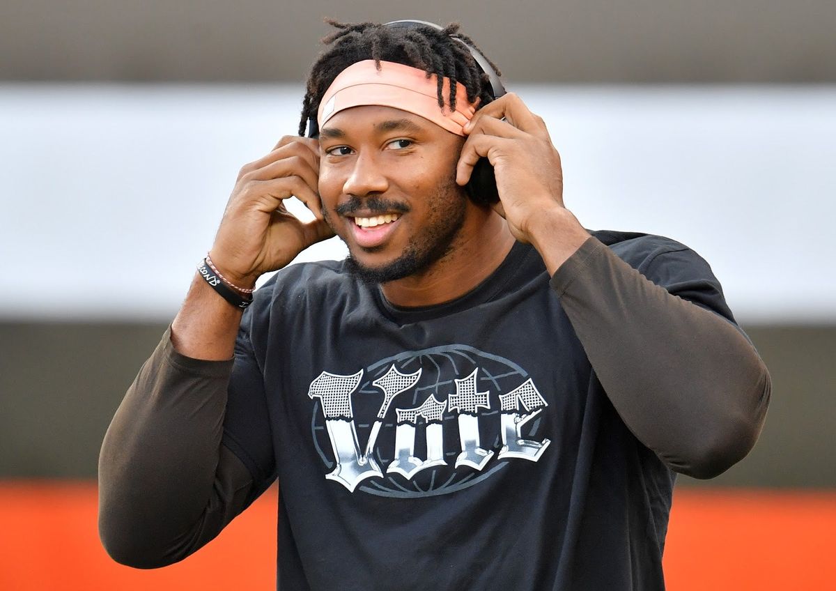 Walter Payton Award nominee Myles Garrett