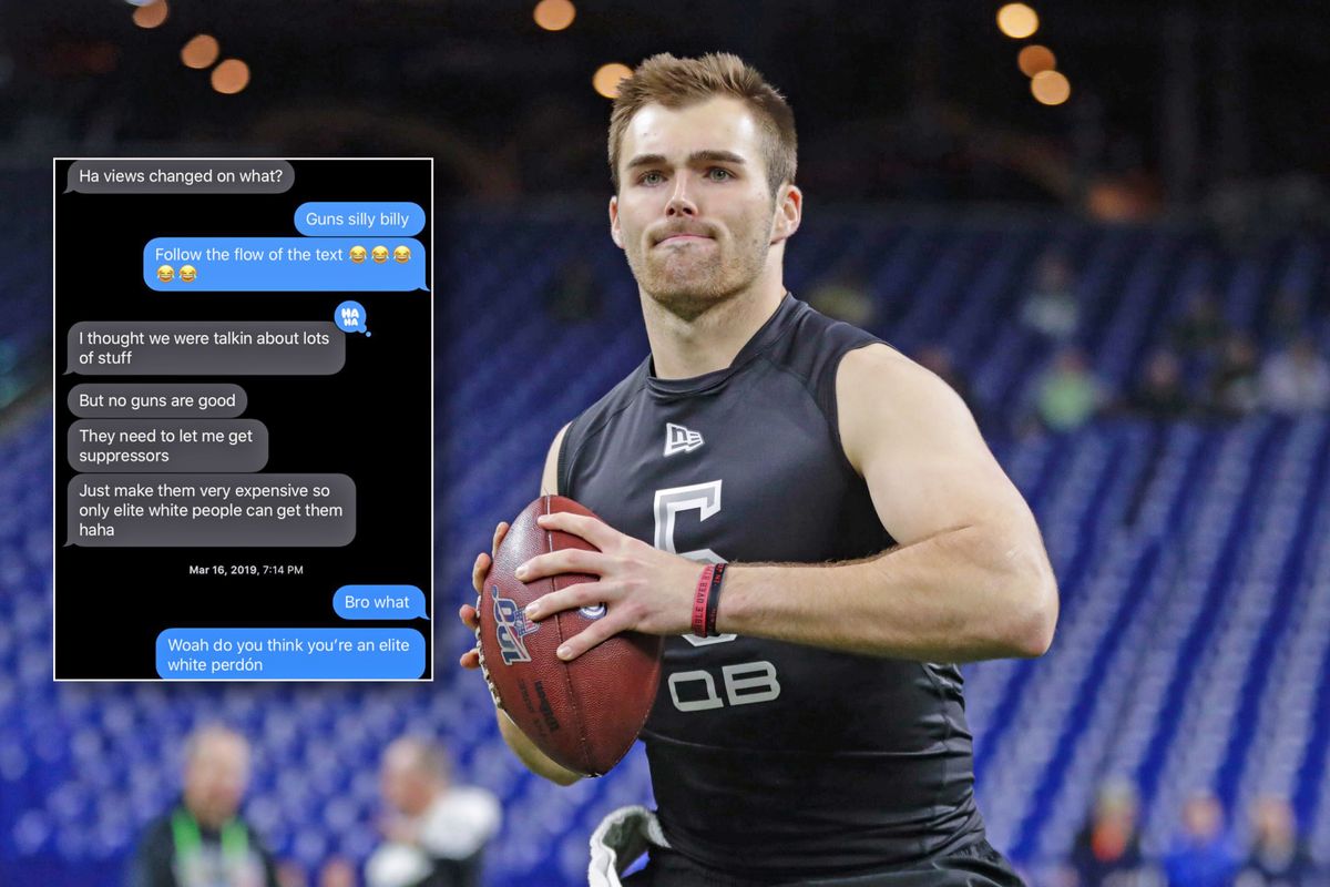 Jake Fromm said guns should be expensive so only “elite white” people could own them in 2019 text.