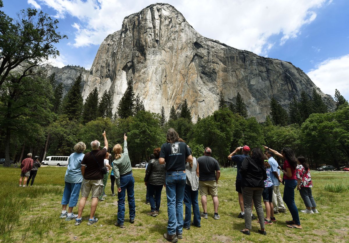 The majestic El Capitan in Yosemite National Park.
