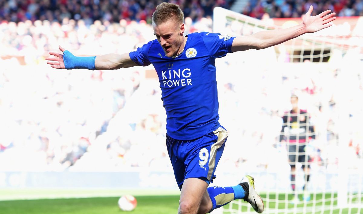 Our Lord and Savior, Jamie Vardy. (Photo credit: Michael Regan/ [object Object] )