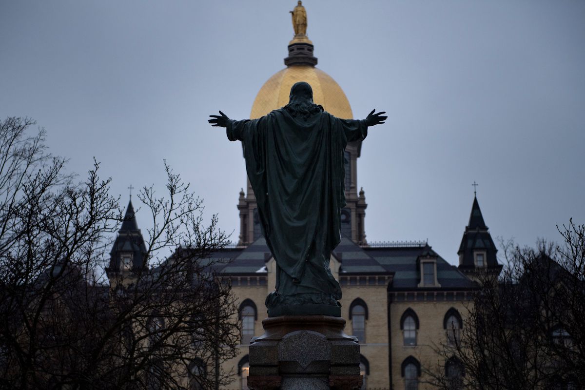 The Observer, the student newspaper at Notre Dame, ran the headline “Don’t Make Us Write Obituaries.”