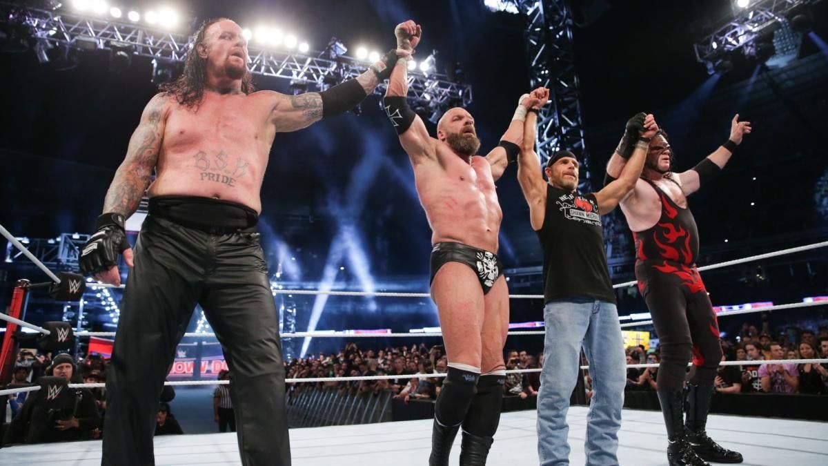 On Saturday at Super Showdown in Melbourne, The Undertaker, Triple H, Shawn Michaels, and Kane set up their match for Crown Jewel in Saudi Arabia.
