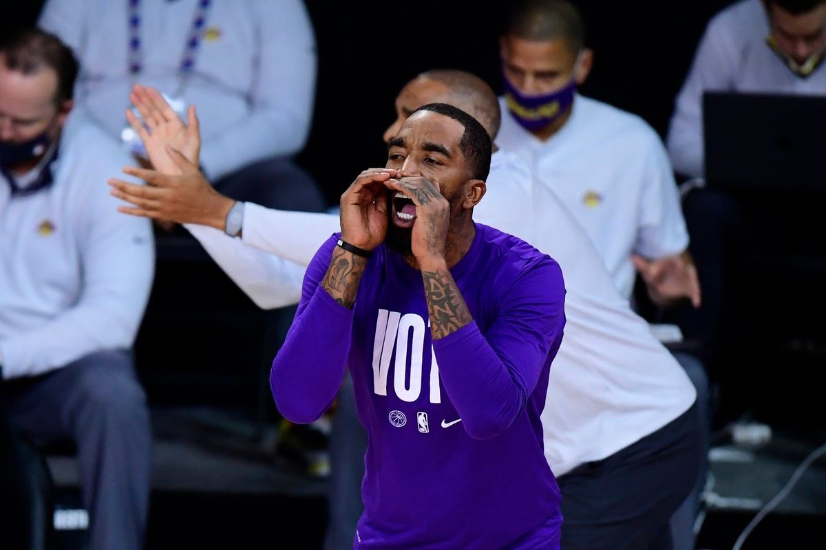 J.R. was not having any of Sam Dekker’s MAGA mess.