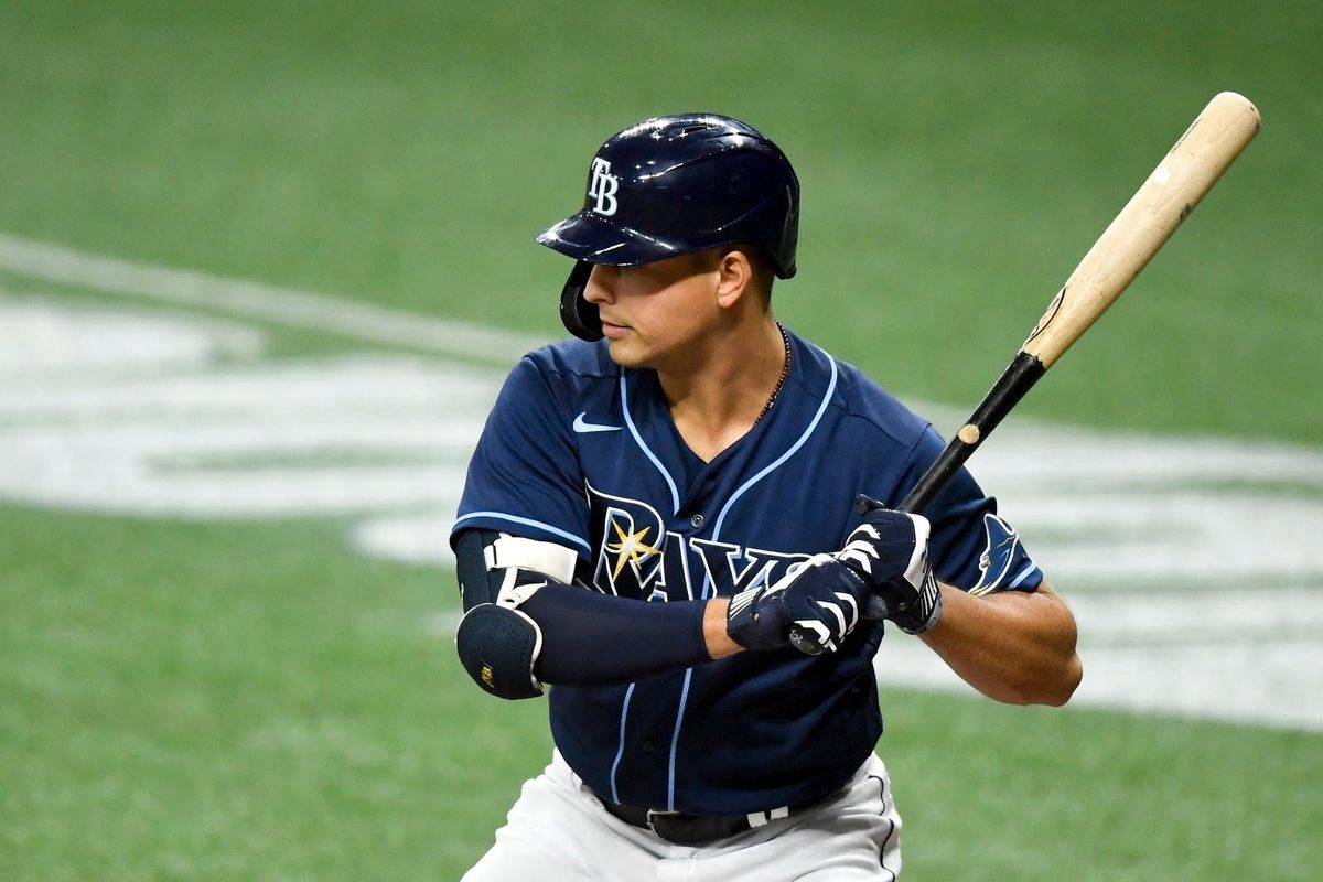 Nate Lowe was part of the historic lefty lineup for Rays.