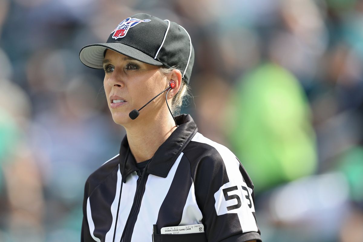 Sarah Thomas will officiate today’s Washington-Cleveland game. Both teams have female coaches.