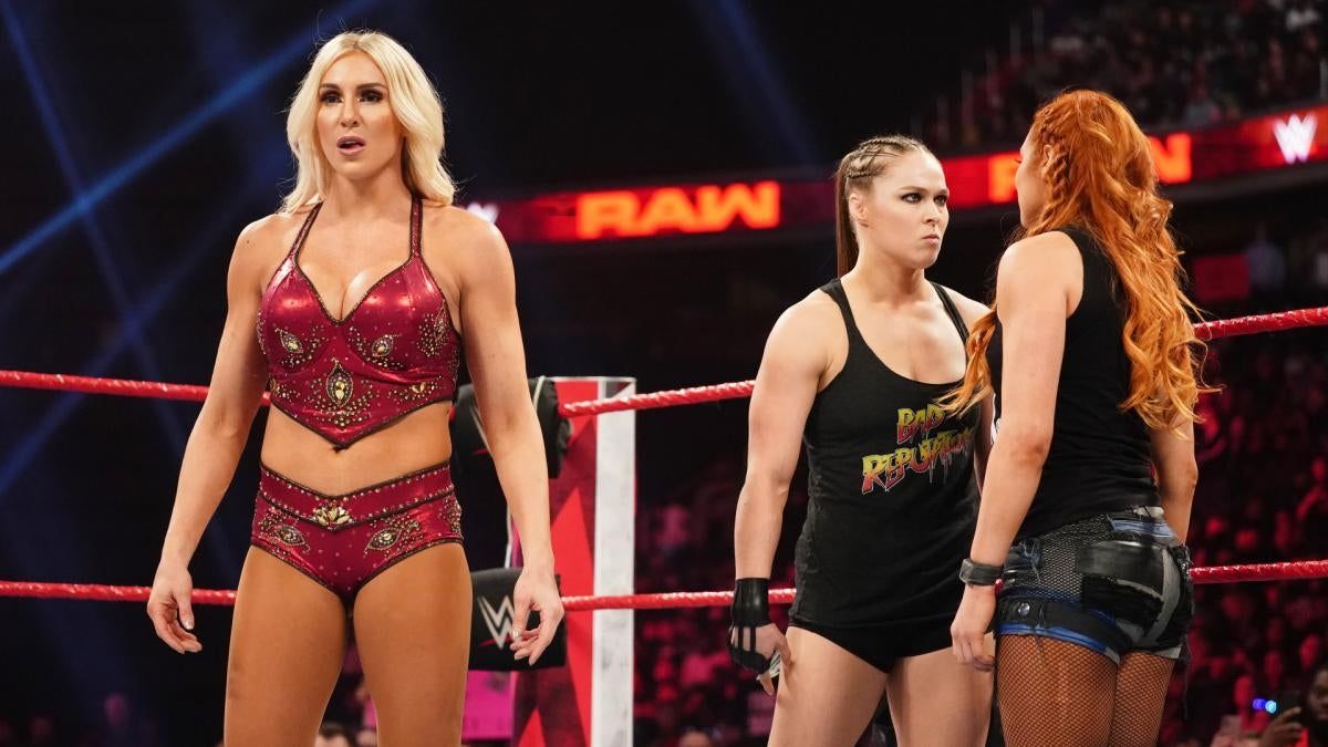 The WrestleMania 35 main event summed up in one photo.