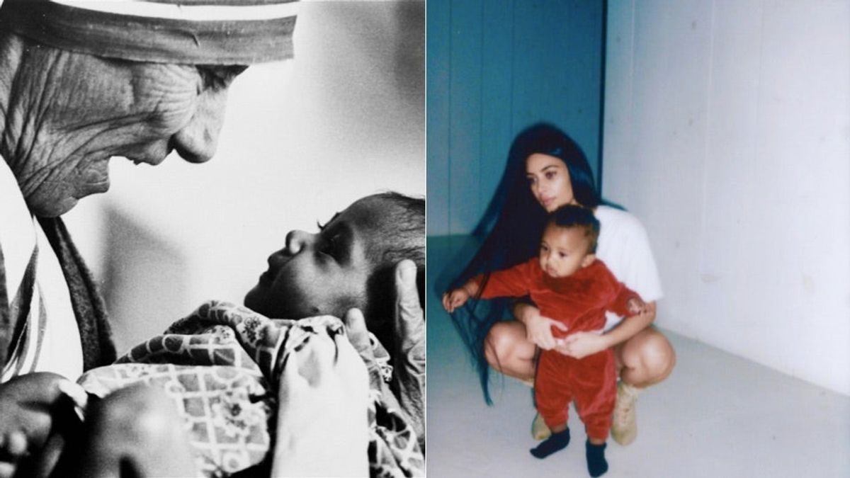 AP Photo/Eddie Adams and Instagram User @kimkardashian