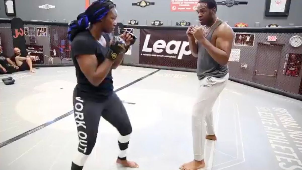 Claressa Shields tries her hand at MMA, training with Jon “Bones” Jones.