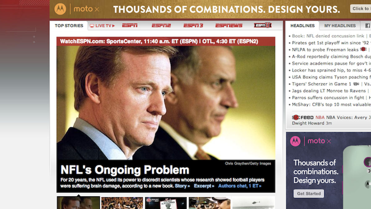 Espn Transulent Deadspin | ESPN Gets Back Into The League Of Denial Game (Sorta)