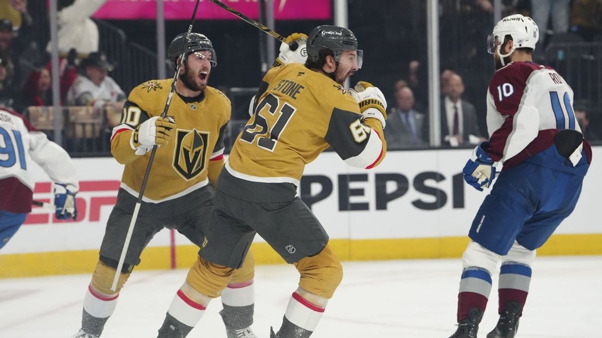  Golden Knights head to Cup Final after completing sweep of Avalanche 