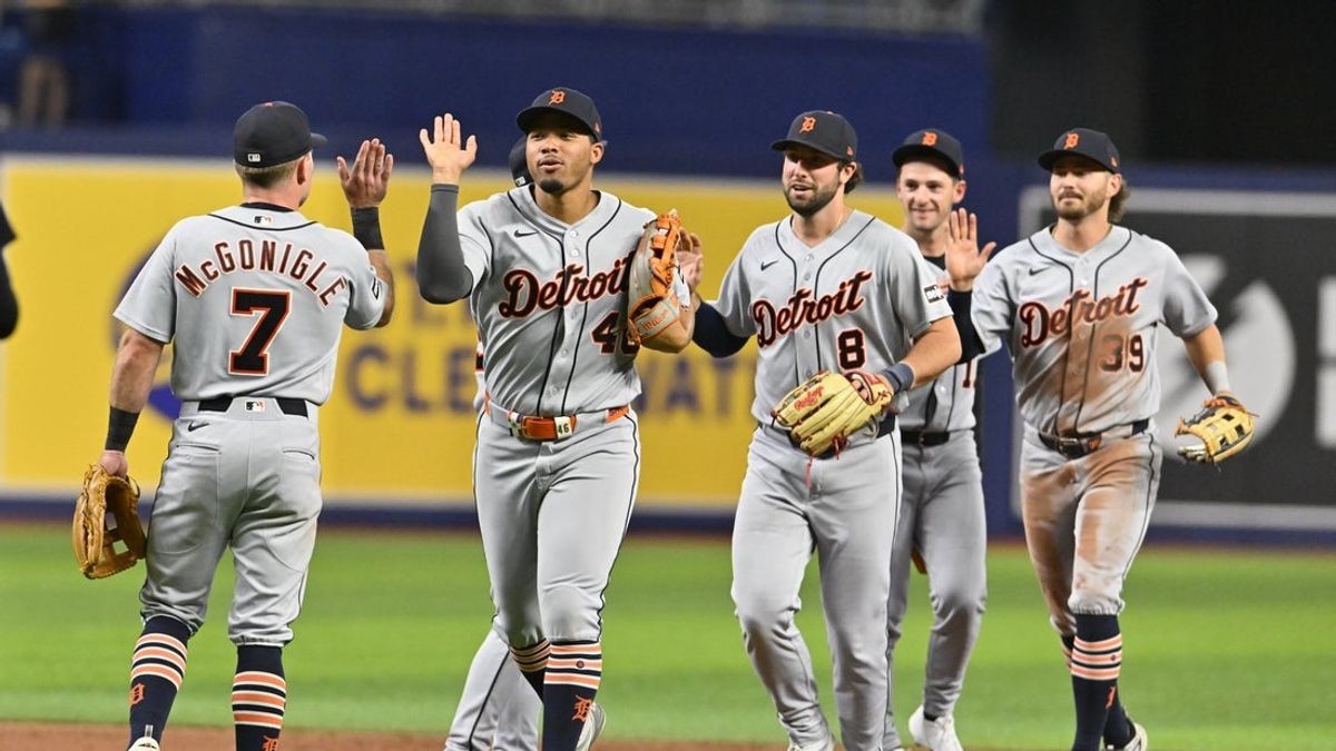 Tigers chase rare winning streak, series victory over Rays 
