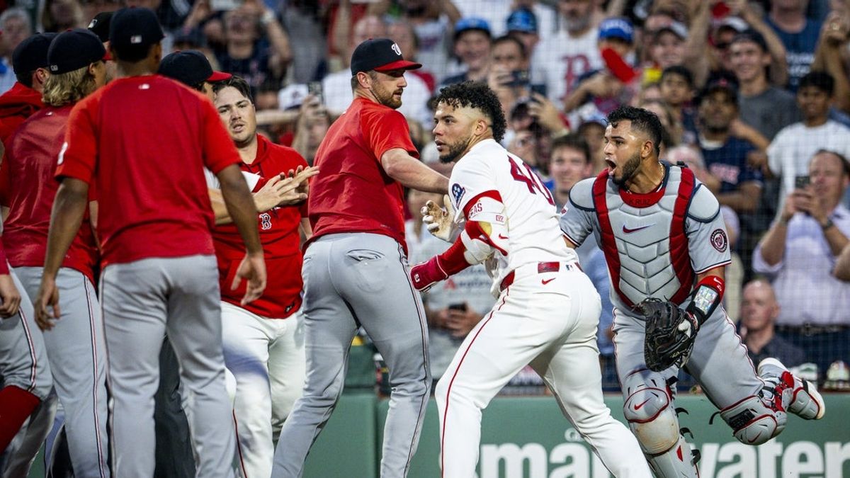 Οι Nationals Cade Cavalli και Red Sox Willson Contreras αποβλήθηκαν σε επτά αγώνες λόγω τσακωμού.