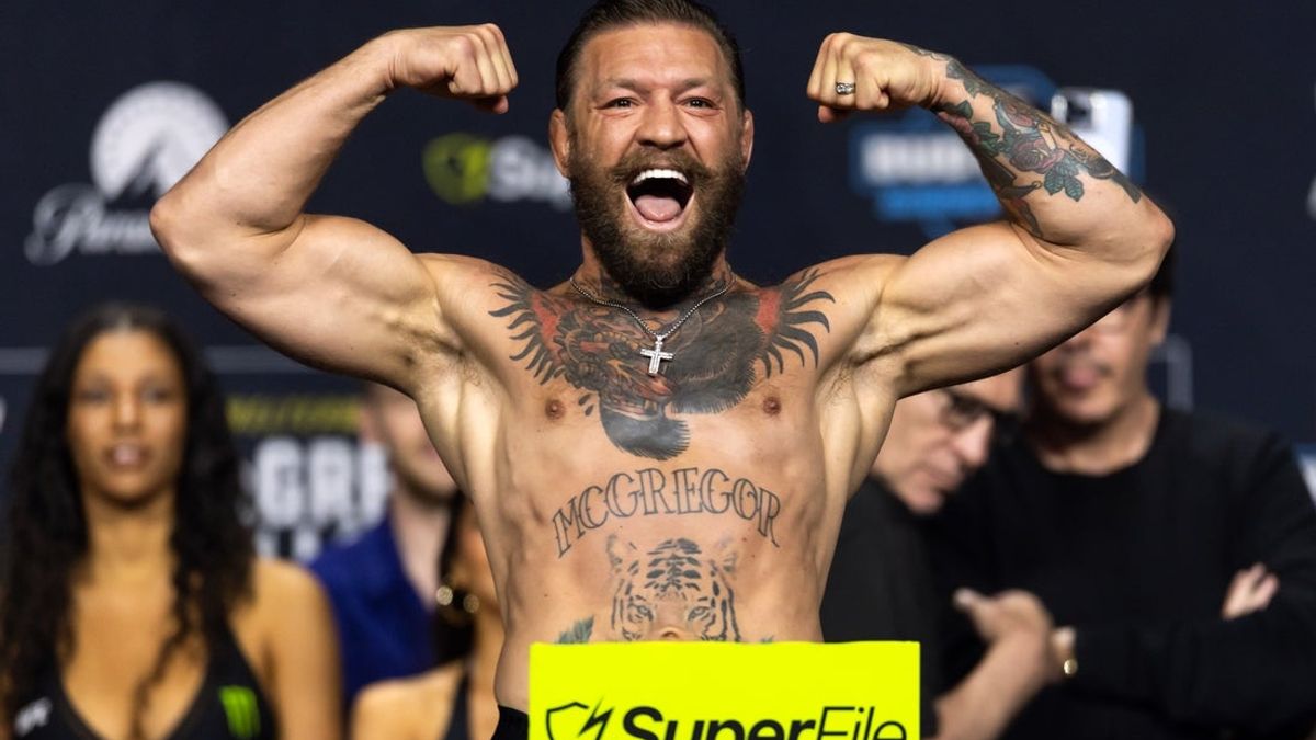 Ο Conor McGregor ζυγίζει 170,5 για τον αγώνα UFC 329 εναντίον του Max Holloway