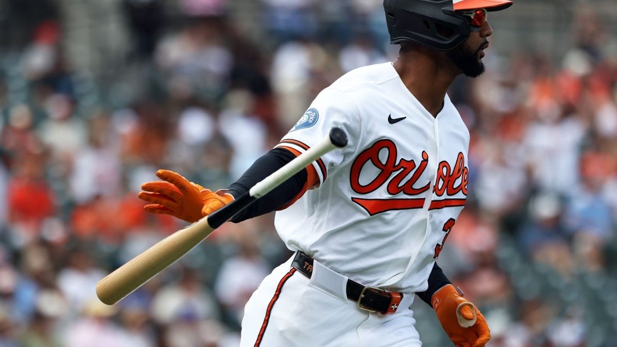 Ο Leody Taveras, Orioles ολοκληρώνει το sidding Royals Ο Leody Taveras, Orioles ολοκληρώνει το sidding Royals
