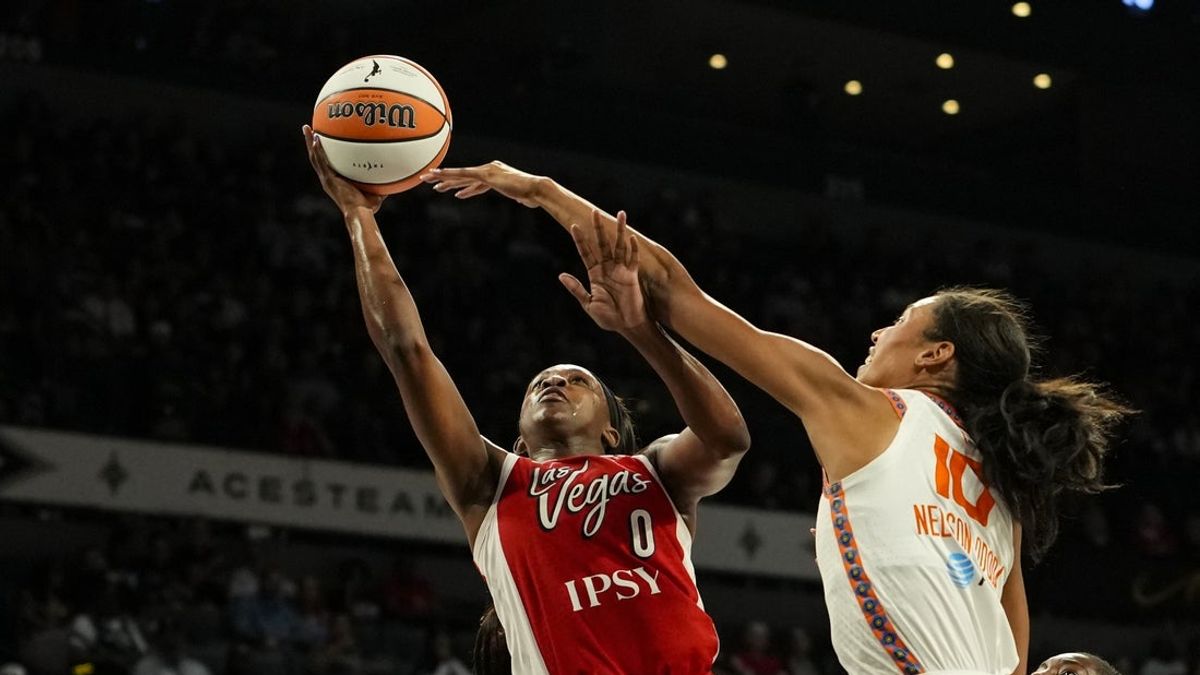  Jackie Young, Aja Wilson steer Aces to blowout of Sun 
