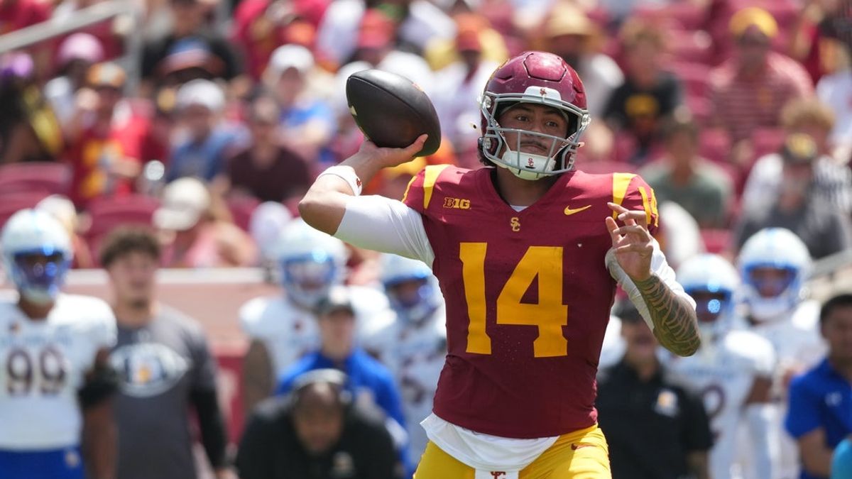  Jayden Maiava, No. 14 USC cruise to victory over San Jose State 