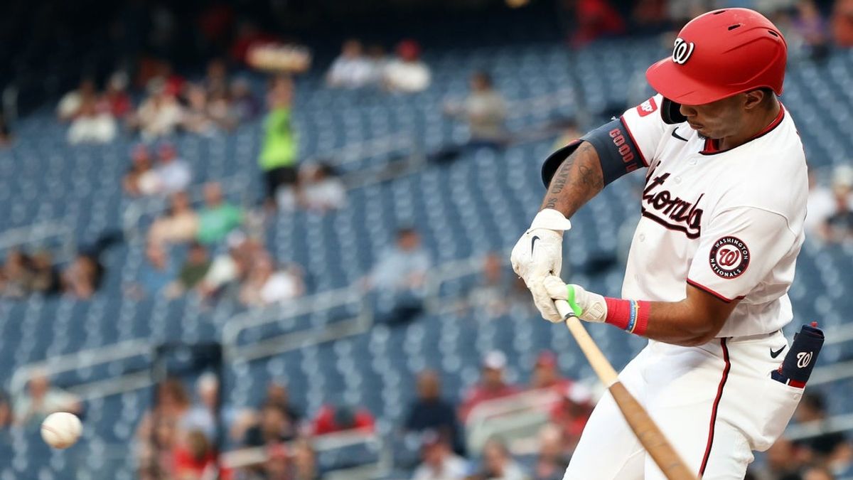  Nationals Daylen Lile out to continue hot streak in matchup vs. Braves 