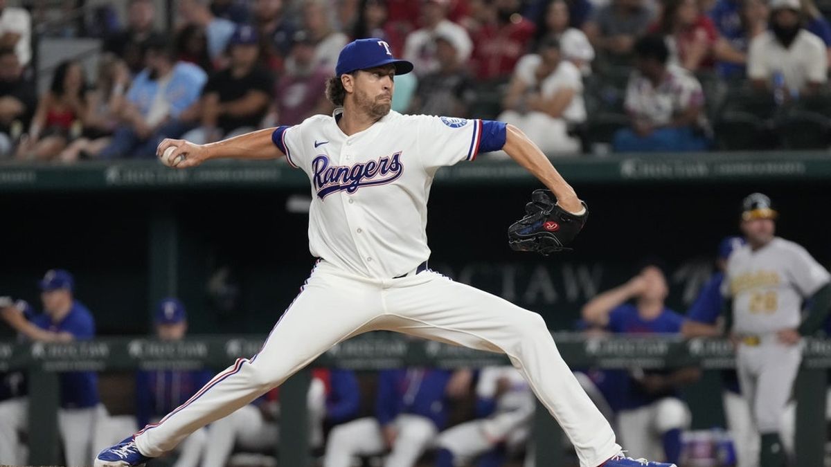  Jacob deGrom fires 7 shutout innings as Rangers rout Athletics 