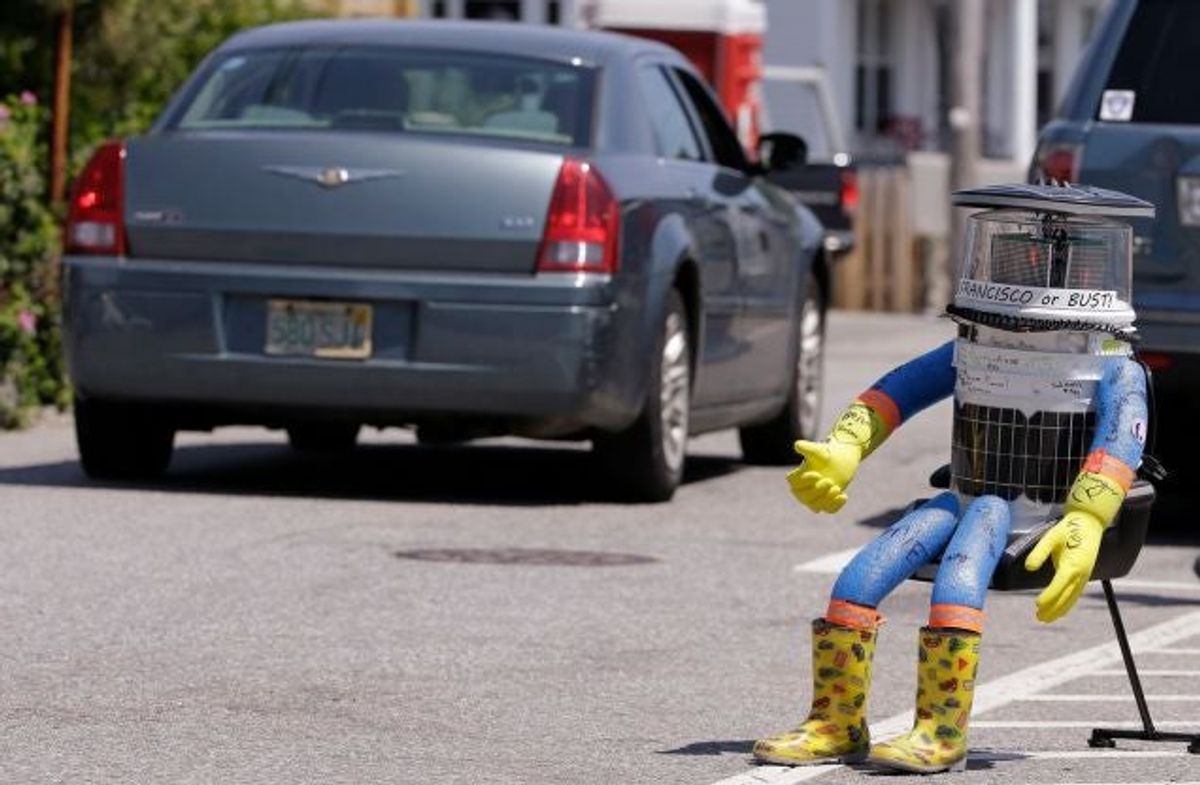 HitchBOT Was A Literal Pile Of Trash And Got What It Deserved