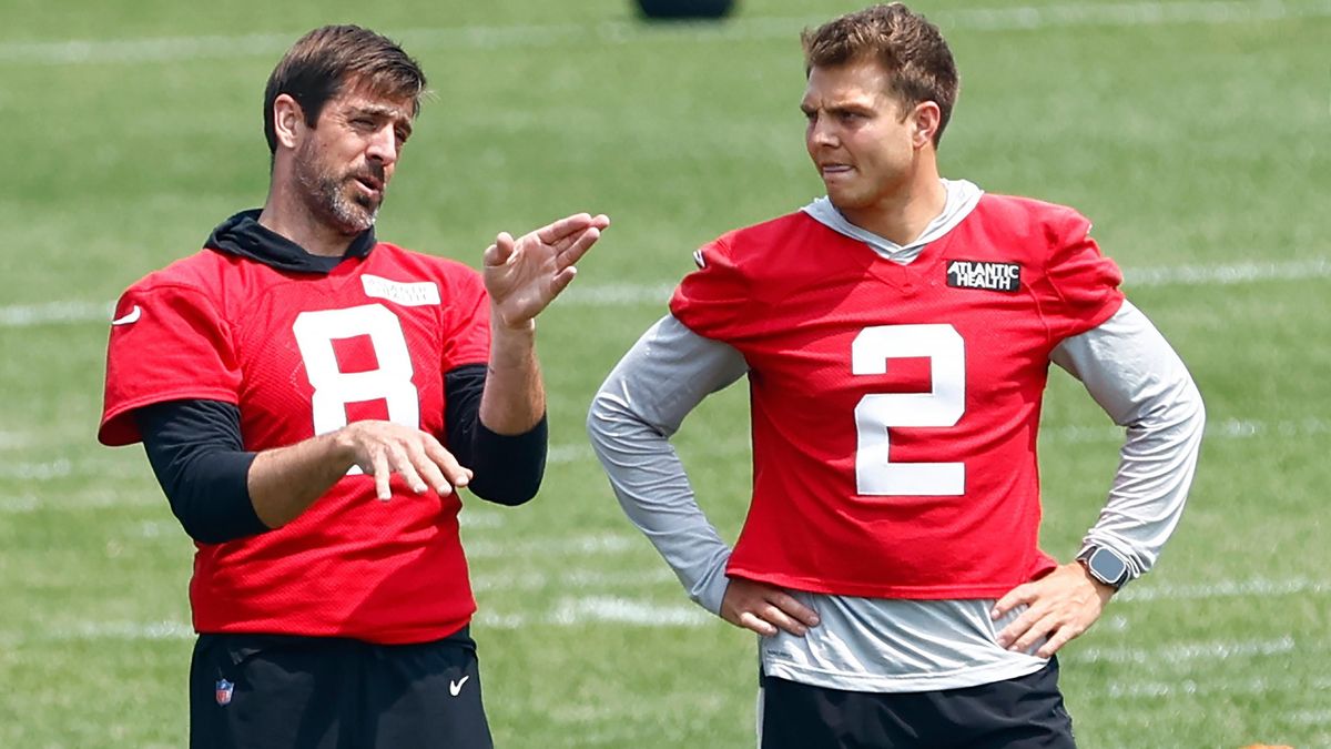 Wait, did Zach Wilson think he and Aaron Rodgers were making a buddy movie together?