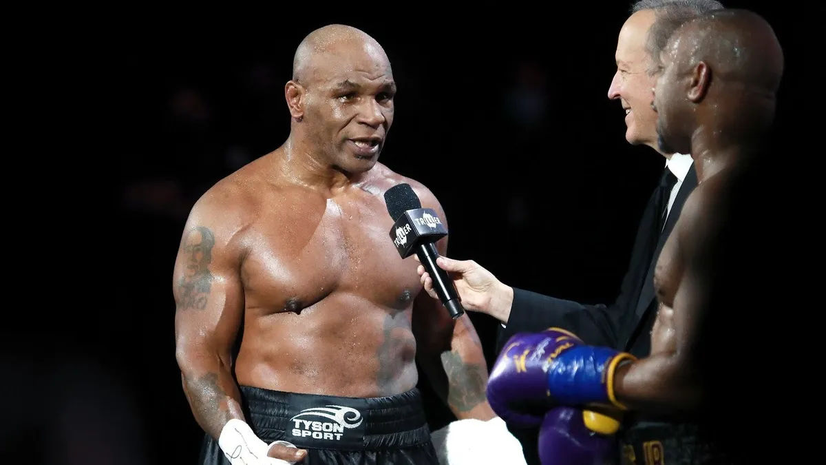 Mike Tyson Freaks Out On Hating Reporter For Calling Him A “Gimmick” Ahead of Jake Paul Fight