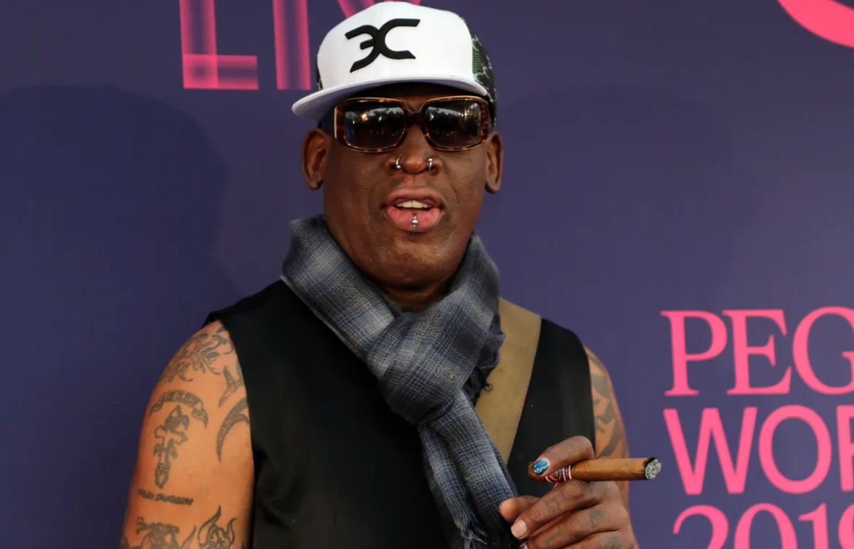 Dennis Rodman was a second round gem and an important piece to Michael Jordan's dominance in Chicago. credits: Lynne Sladky