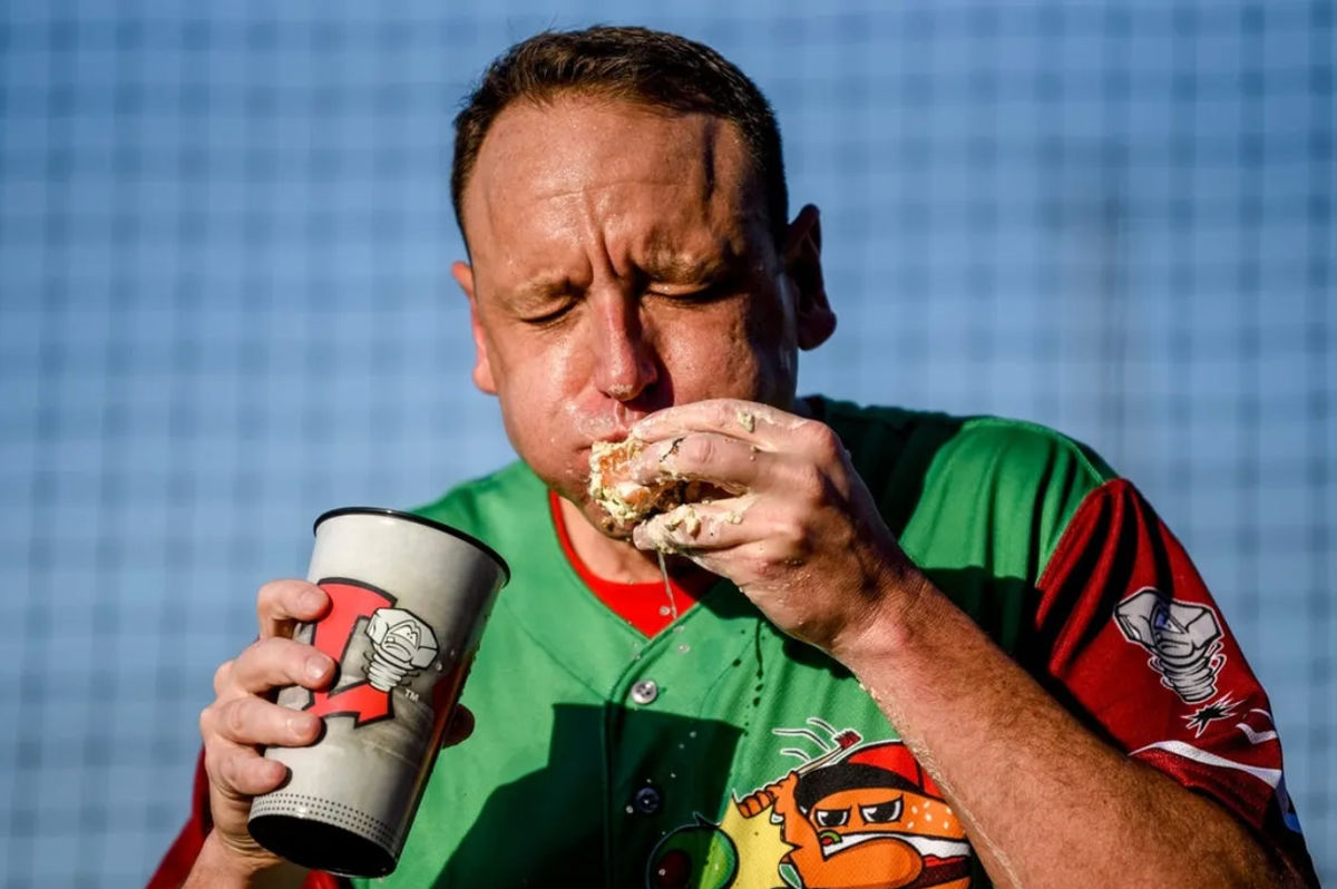 Joey Chestnut Just Ate 57 Hot Dogs on YouTube Livestream, Clowned Fourth of July Coney Island Event