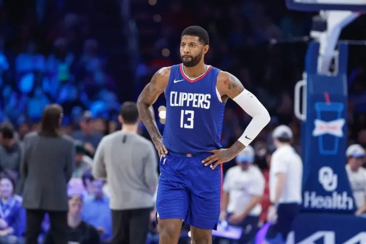 Paul George as a member of the Los Angeles Clippers. credits: Alonzo Adams-USA TODAY Sports