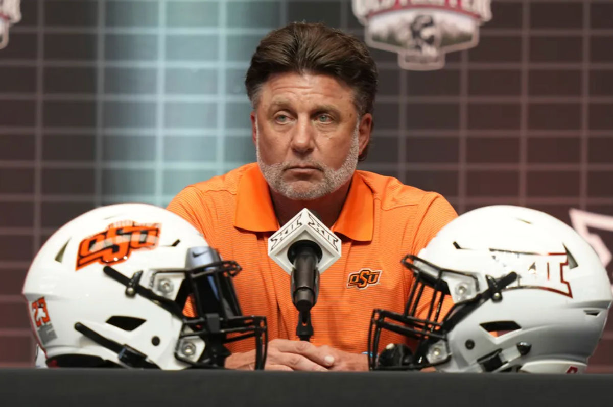 Entrenador en jefe de Oklahoma State, Mike Gundy. Créditos: LM Otero | Fuente: AP