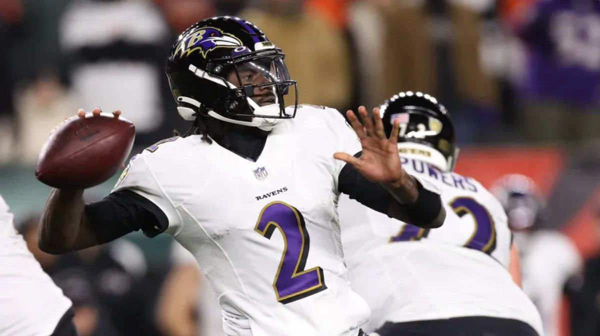 Tyler Huntley fuente: Getty Images