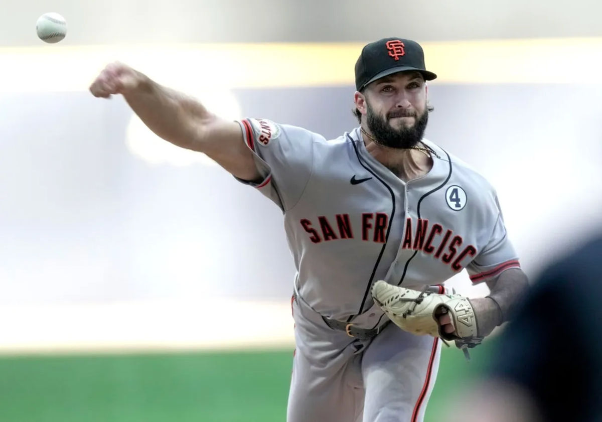 San Francisco Giants pitcher Trevor McDonald (72) throws during the first inning of their game against the Milwaukee Brewers Tuesday, June 2, 2026 at American Family Field in Milwaukee, Wisconsin.