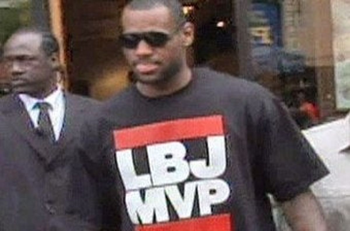 All Kobe Bryant and LeBron James Got Were These Lousy T-Shirts
